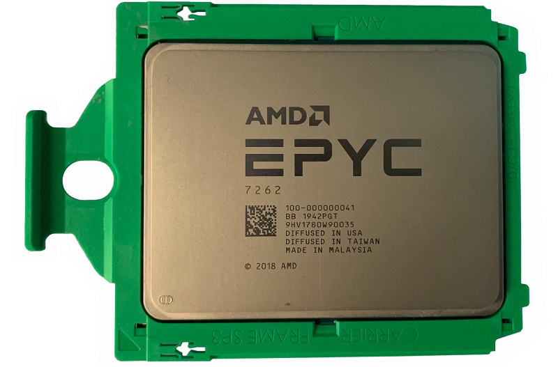 CPU AMD EPYC 7262 (8C/16T, 3.20 GHz, 128MB)