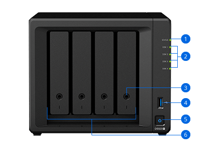 phân phối NAS Synology DS920+ 5