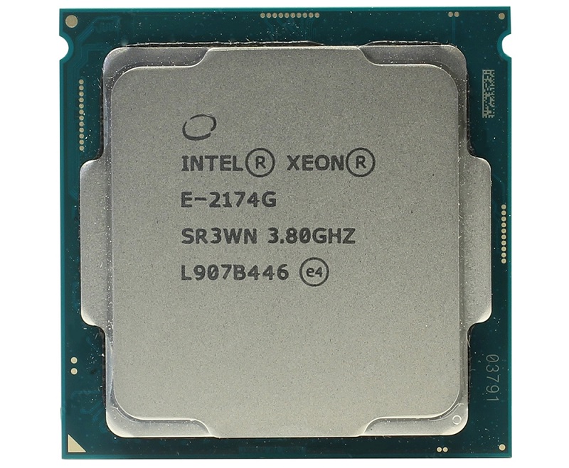 CPU Intel Xeon E-2174G Processor (3.80 GHZ, 4C/8T)
