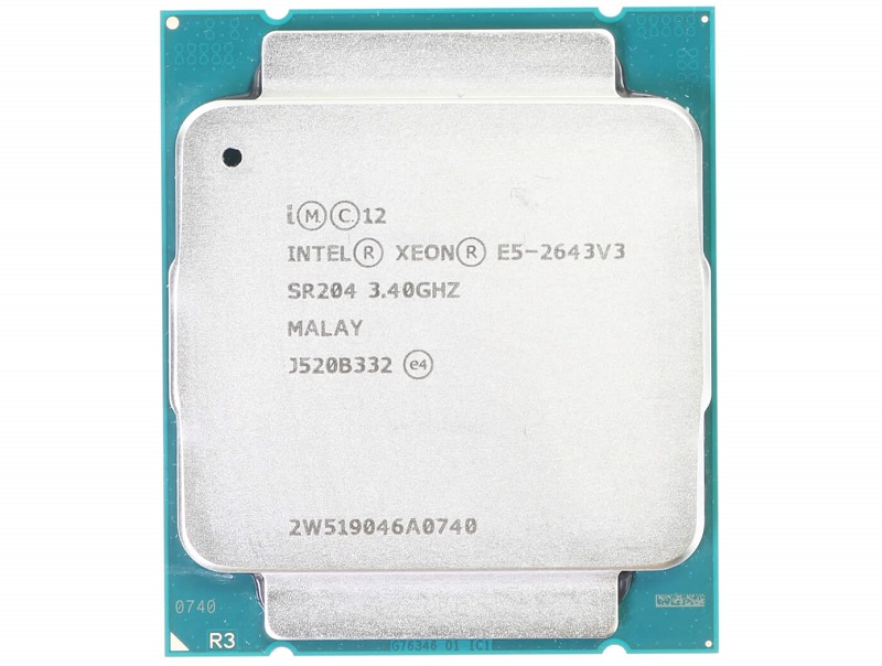 CPU INTEL XEON E5-2643 V3 (6C/12T, 3.40 GHZ, 20M CACHE)