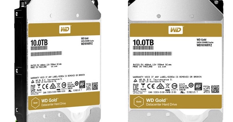 Ổ Cứng HDD WESTERN WD GOLD 10TB (WD101KRYZ) dành cho server doanh nghiệp