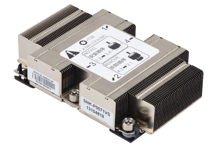 Heatsink Supermicro SNK-P0071VS 1U Passive Vapor Chamber CPU Heat Sink Socket LGA3647-0