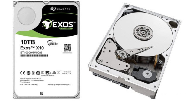 Ổ Cứng HDD Seagate EXOS X10 10TB 4Kn SATA 6Gbps 7200RPM 3.5in (ST10000NM0086)