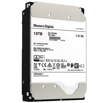 Ổ cứng HDD WD Ultrastar DC HC550 16TB 3.5inch SAS 12Gb/s (WUH721816AL5204)