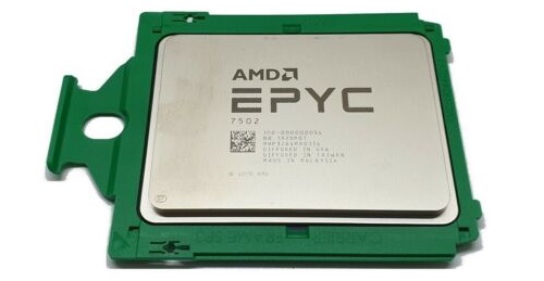 CPU AMD EPYC 7502 (32C/64T, 2.50 GHz, 128MB)