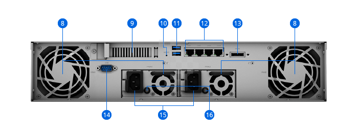 Thiết bị lưu trữ NAS Synology RS1221RP+10