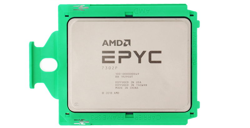 CPU AMD EPYC 7302P (16C/32T, 3.00 GHz, 128MB)