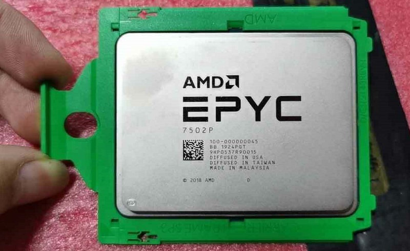 CPU AMD EPYC 7502P (32C/64T, 2.50 GHz, 128MB)