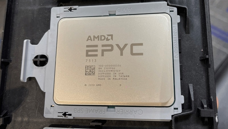 CPU AMD EPYC 7513 (32C/64T, 2.60 GHz, 128MB)