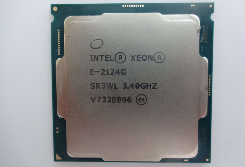 CPU INTEL XEON E-2124G PROCESSOR (3.40 GHZ, 4C/4T)