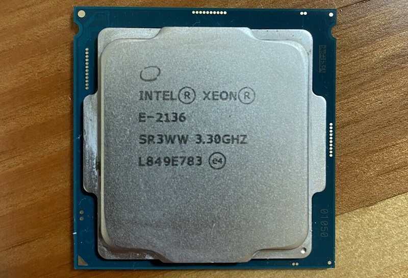 hình ảnh thực tế sản phẩm CPU INTEL XEON E-2136 PROCESSOR (3.30 GHZ, 6C/12T)