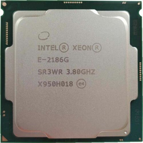 CPU INTEL XEON E-2186G PROCESSOR (3.80 GHz, 6C/12T)