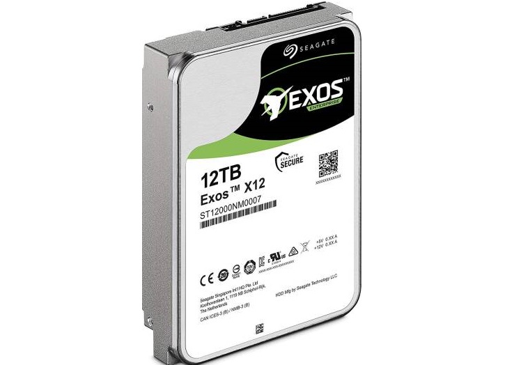 ổ cứng HDD Seagate EXOS X12 12TB SATA 6Gbps 7200RPM 3.5in (ST12000NM0007)