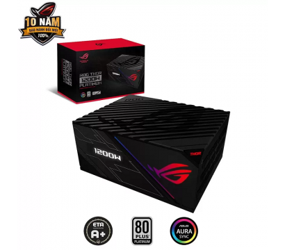 Nguồn Asus ROG Thor 1200W Platinum – RGB 1200W 80 Plus Platinum Full Modular