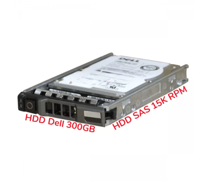 HDD DELL 300GB 15K RPM SAS 12GBPS 512N 2.5INCH