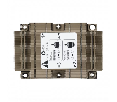 HEATSINK SUPERMICRO SNK-P0071VS 1U PASSIVE VAPOR CHAMBER CPU HEAT SINK SOCKET LGA3647-0