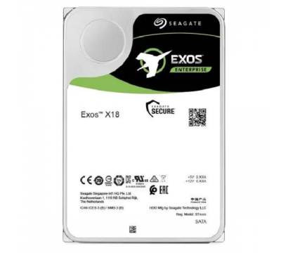 SEAGATE EXOS X18 18TB 512E/4KN SATA 6GBPS 7200RPM 3.5IN (ST18000NM000J)