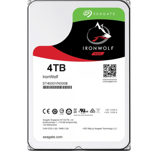 Ổ Cứng HDD Seagate Ironwolf NAS 4TB 3.5inch SATA Gb/S 5900 RPM