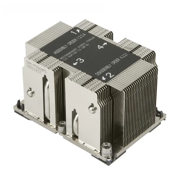 HEATSINK SUPERMICRO SNK-P0068PS 2U PASSIVE CPU HEAT SINK SOCKET LGA3647-0 - 1