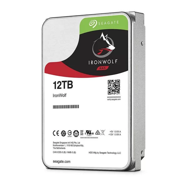 SEAGATE IRONWOLF 12TB SATA 3.5″ 7.2K 256MB CACHE (ST12000VN0008) - 1