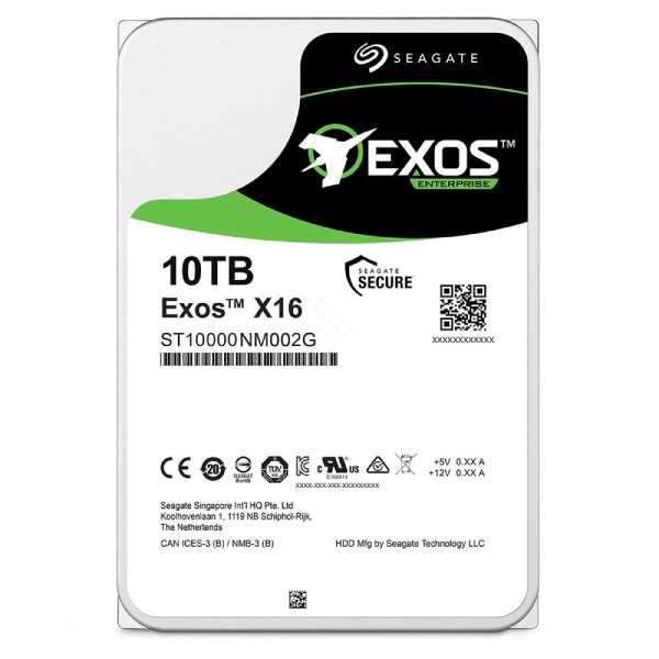 SEAGATE EXOS X16 10TB 512E/4KN SAS 12GBPS 7200RPM 3.5IN (ST10000NM002G) - 2