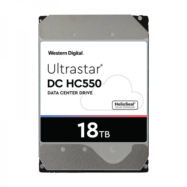 HDD WD ULTRASTAR DC HC550 18TB 3.5INCH SATA 6GB/S (WUH721818ALE6L4) - 1