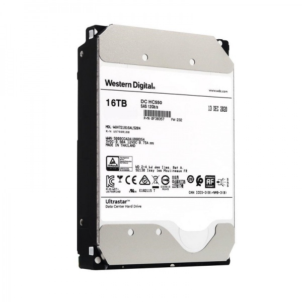 HDD WD ULTRASTAR DC HC550 16TB 3.5INCH SAS 12GB/S (WUH721816AL5204) - 2