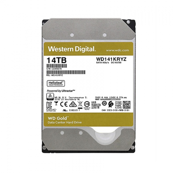 HDD WD GOLD 14TB ENTERPRISE CLASS SATA 3.5″ (WD141KRYZ) - 1