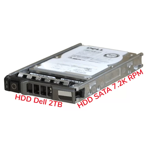 HDD DELL 2TB 7.2K RPM NLSAS 12GBPS 512E 2.5INCH Hot-Plug Hard Drive - 1