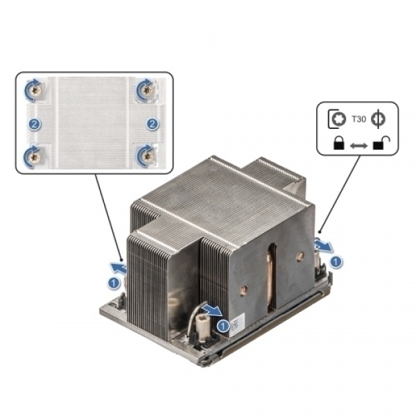 Heatsink Dell PowerEdge R750 - 2
