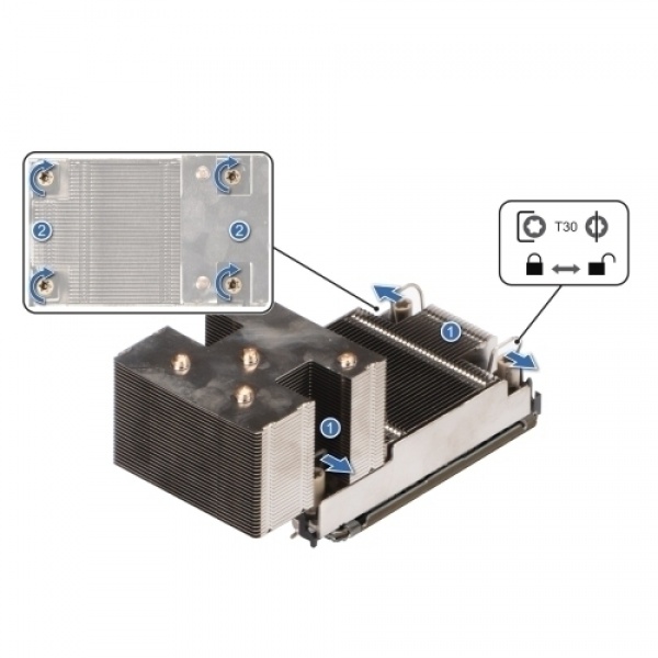 Heatsink Dell PowerEdge R550 - 2
