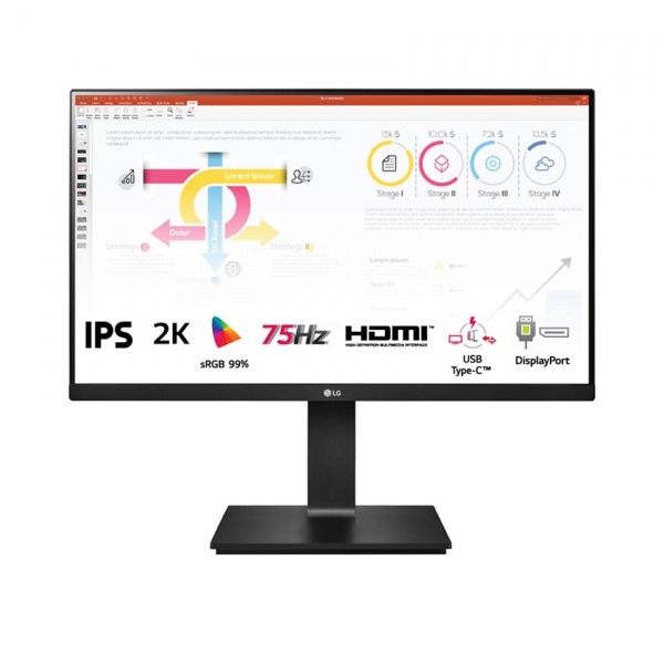 Màn hình LG 24QP750-B 24″ IPS 2K 75Hz HDR10 USBC