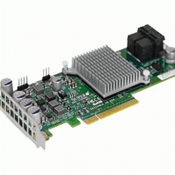 Card Raid Supermicro AOC-S3008L-L8i & 2x CBL-SAST-0593